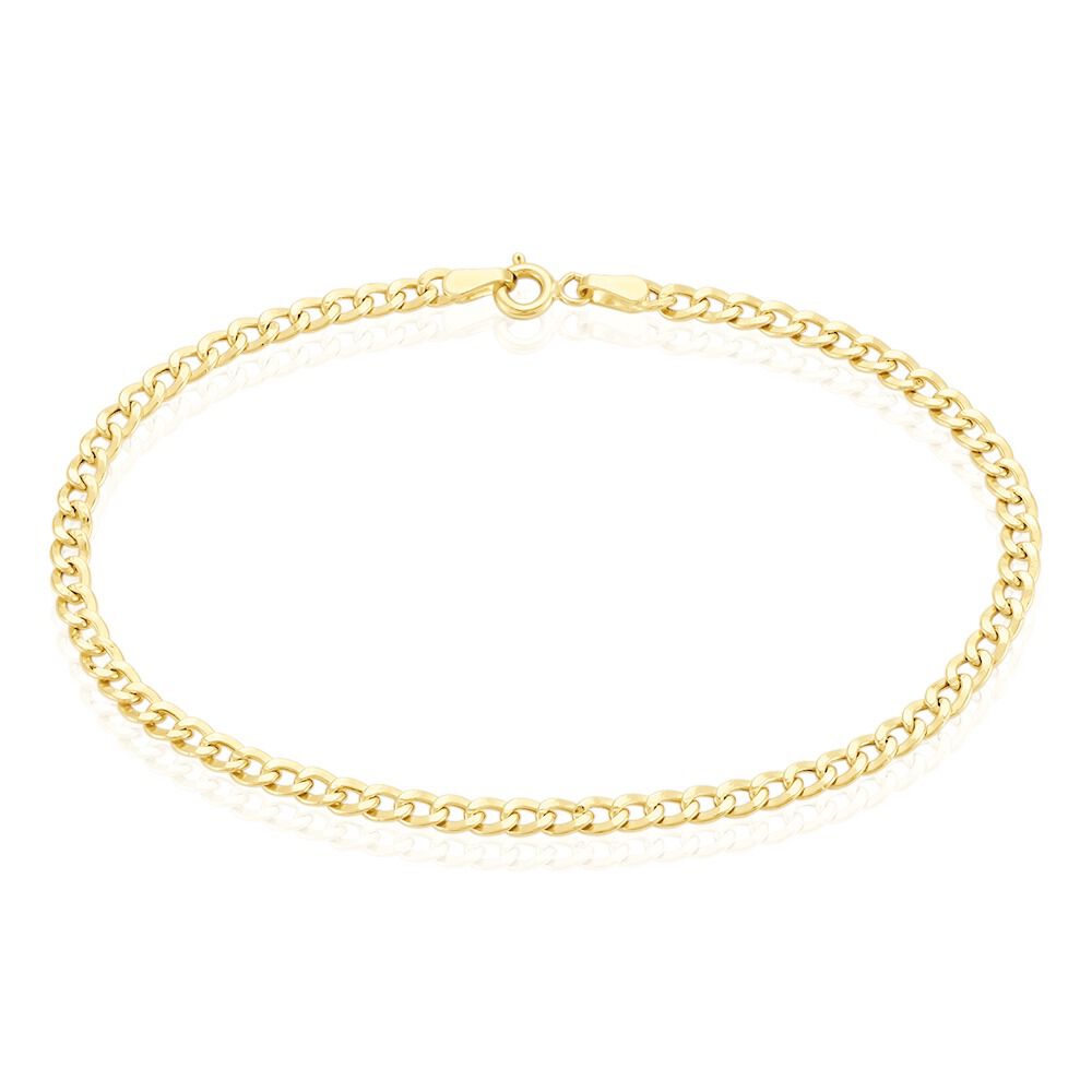 Bracelet Iris Or Jaune Maille Gourmette - Bracelets mailles Femme | Marc Orian