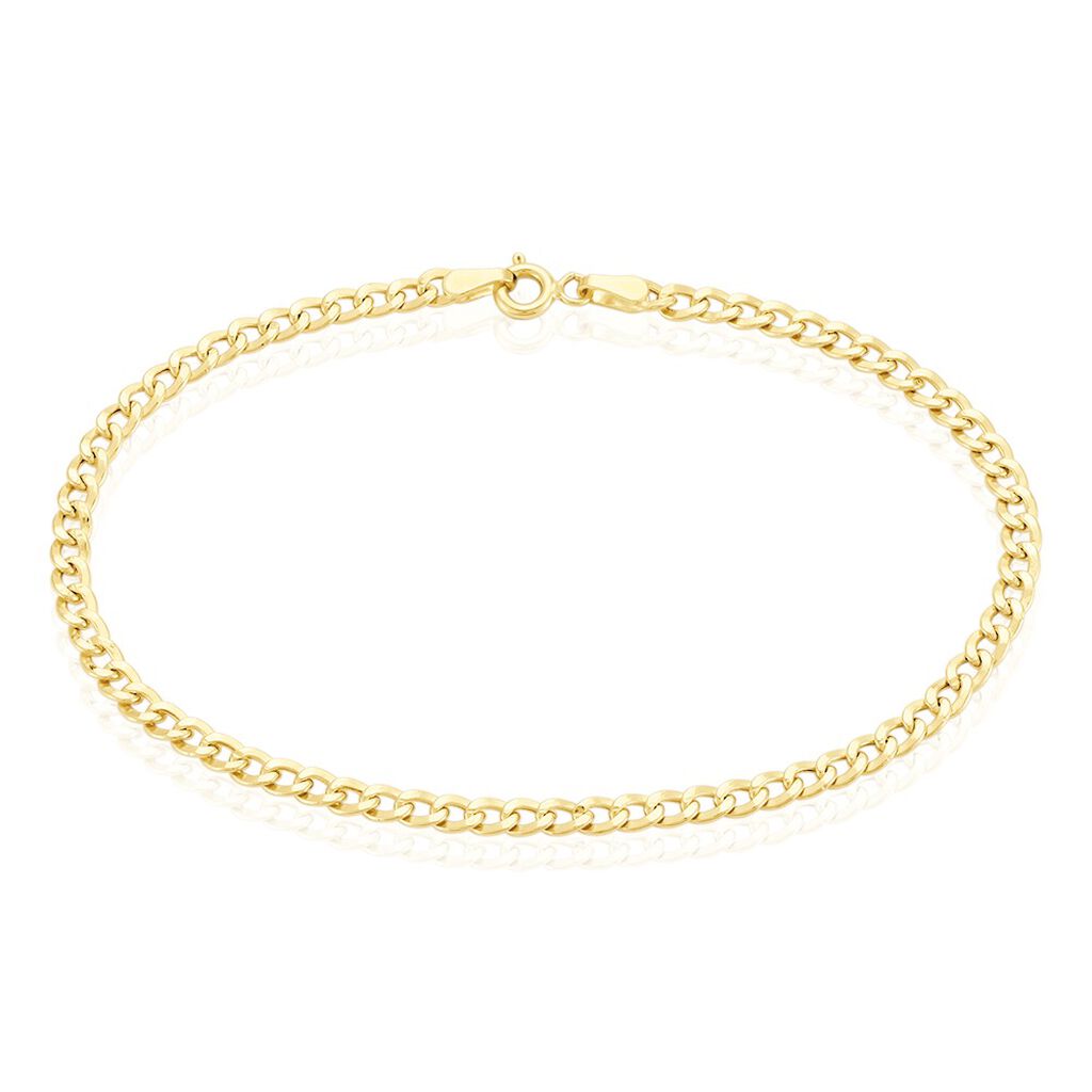 Bracelet Iris Or Jaune Maille Gourmette - Bracelets mailles Femme | Marc Orian