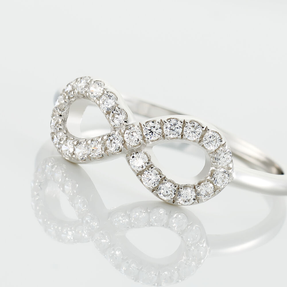 Bague Davila Argent Blanc Oxyde De Zirconium - Bagues de promesse Femme | Marc Orian