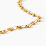 Bracelet Maille Dami Maille Grain De Caf&eacute; Or Jaune - Bracelets mailles Homme | Marc Orian