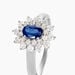 Bague Ivan Or Blanc Saphir Et Diamant - Solitaires Femme | Marc Orian