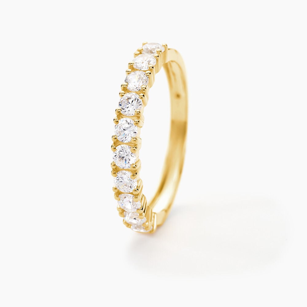 Alliance Julietta Or Jaune Oxyde De Zirconium - Alliances duo Femme | Marc Orian