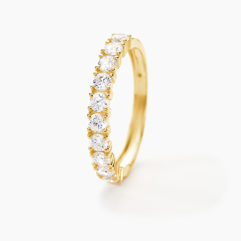 Alliance Julietta Or Jaune Oxyde De Zirconium - Alliances duo Femme | Marc Orian