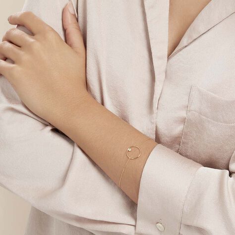 Bracelet Kimly Or Jaune Oxyde De Zirconium - Bracelets chaînes Femme | Marc Orian