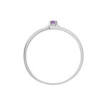 Bague Veroucha Or Blanc Amethyste - Bagues pierres fines Femme | Marc Orian