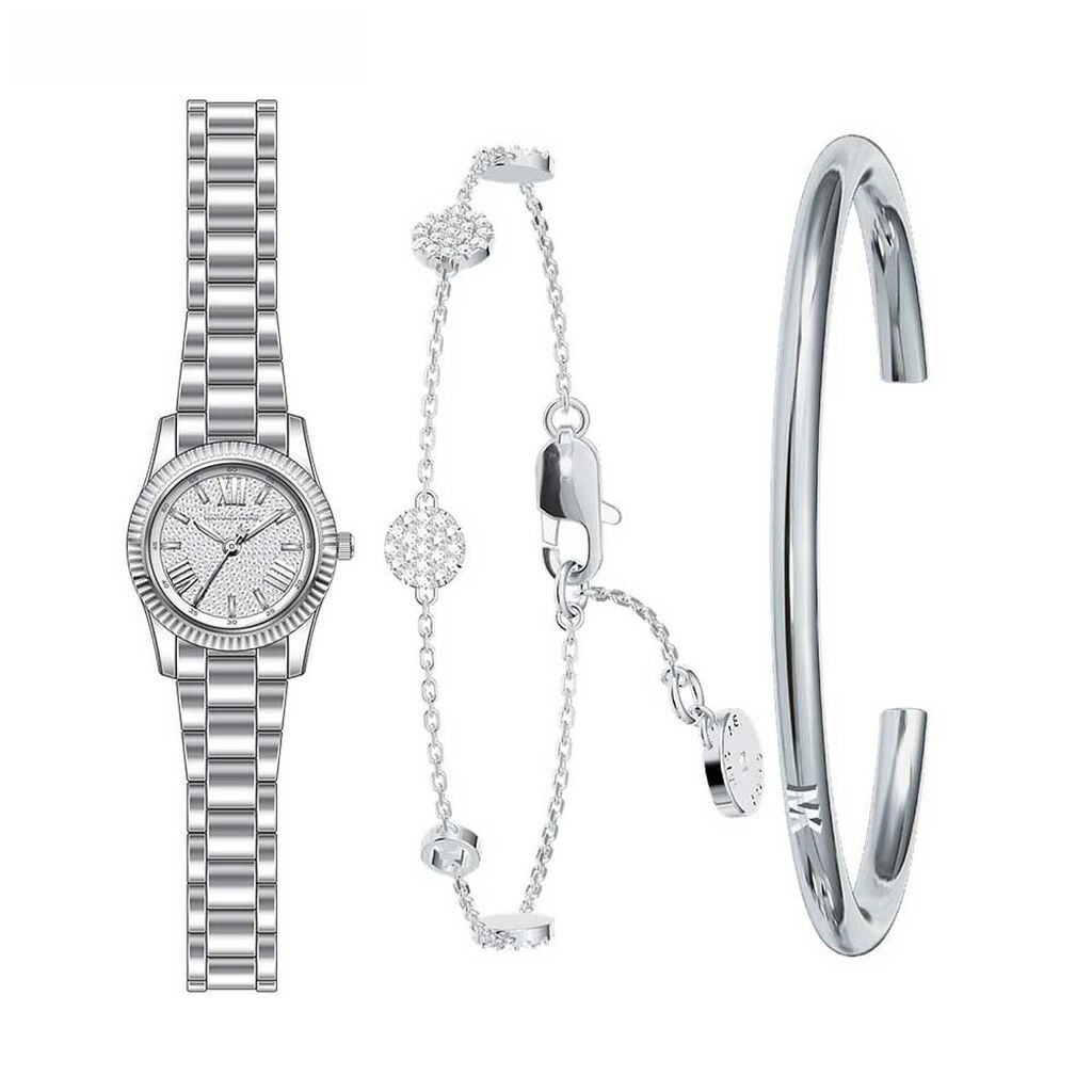 Coffret De Montre Michael Kors Micro Lexington Argent&eacute; - Montres &eacute;tanches Femme | Marc Orian