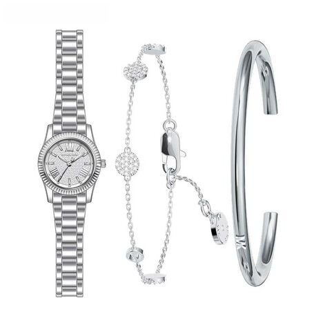 Coffret De Montre Michael Kors Micro Lexington Argent&eacute; - Montres &eacute;tanches Femme | Marc Orian