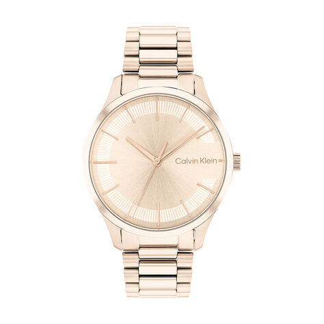 Montre Calvin Klein Iconic Bracelet Rose - Montres classiques Femme | Marc Orian