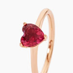Bague Solitaire Kelvyn Argent Rose Oxyde De Zirconium - Bijoux fantaisie Femme | Marc Orian