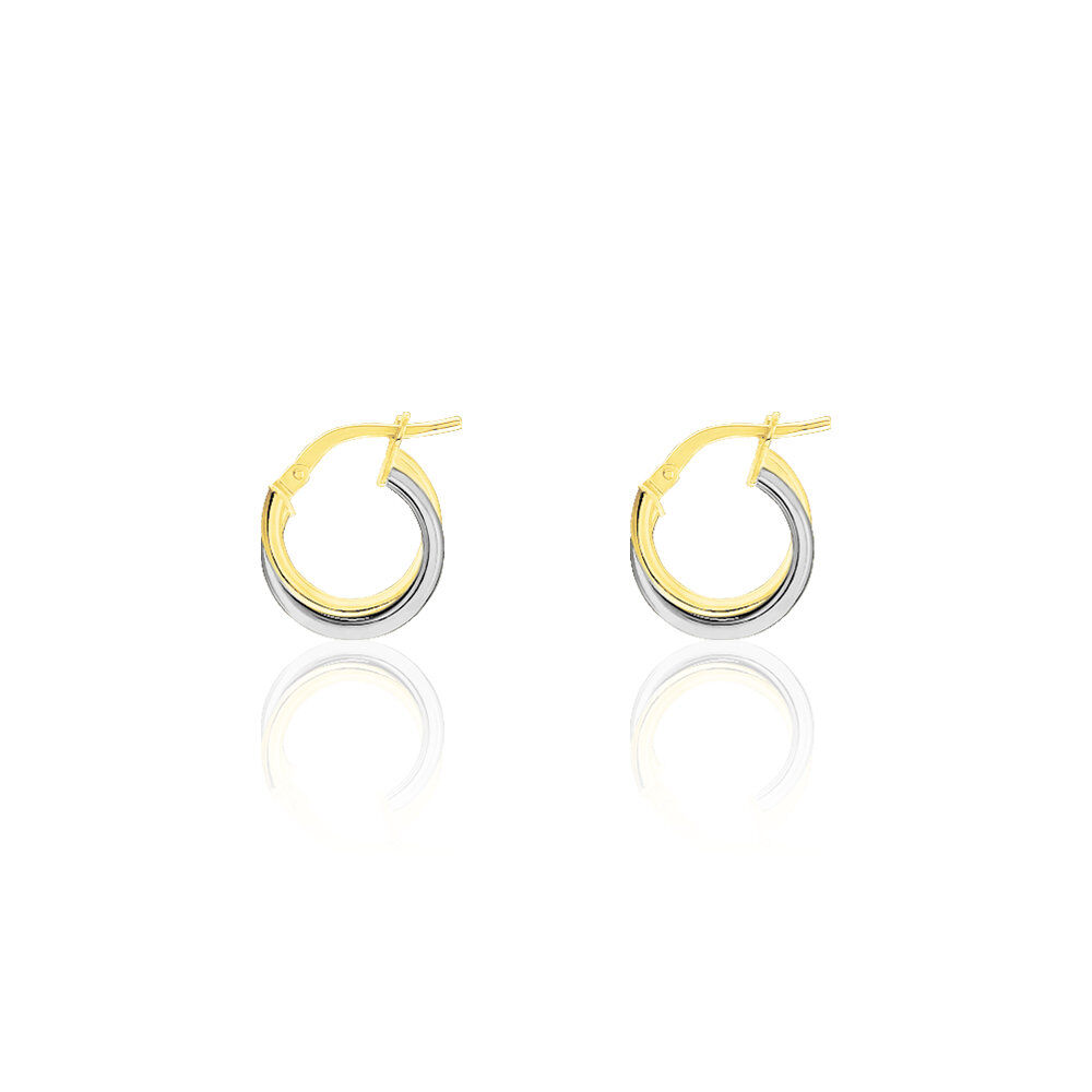 Créoles Tita Or Bicolore - Créoles Femme | Marc Orian