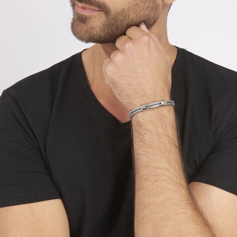 Bracelet Jourdan Neylahae Acier Blanc - Bracelets Homme | Marc Orian