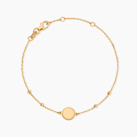 Bracelet Albina Plaqu&eacute; Or Jaune - Bracelets Medailles Femme | Marc Orian