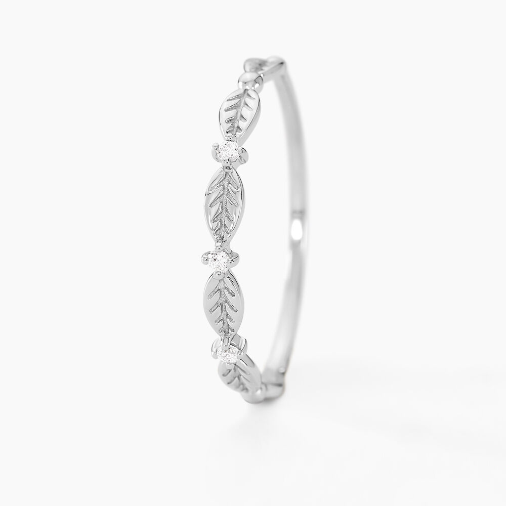 Bague Gypsiee Argent Blanc Oxyde De Zirconium - Bagues avec pierre Femme | Marc Orian
