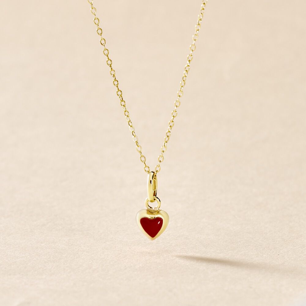 Collier Coralie Coeur Or Jaune - Colliers avec pierres Enfant | Marc Orian