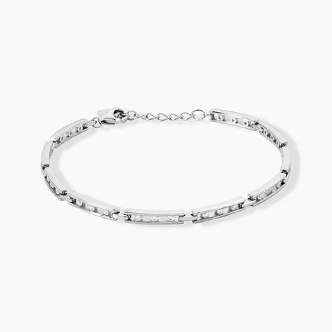 Bracelet Calina Argent Blanc Oxyde De Zirconium - Bracelets cha&icirc;nes Femme | Marc Orian