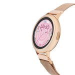 Montre Connect&eacute;e Liu Jo Smartwatch Eye Gold Rose - Montres connect&eacute;es Femme | Marc Orian