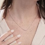 Collier Adriaan Argent Blanc Oxyde De Zirconium - Colliers avec pierres Femme | Marc Orian