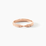 Alliance Or Rose Diamant&eacute;e - Alliances personnalis&eacute;es Femme | Marc Orian