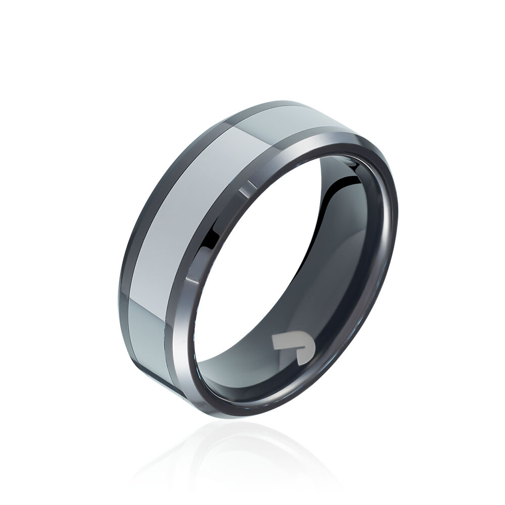 Bague Acier Blanc - Bijoux fantaisie Homme | Marc Orian