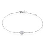 Bracelet Abha Argent Blanc Oxyde De Zirconium - Bracelets fantaisie Femme | Marc Orian