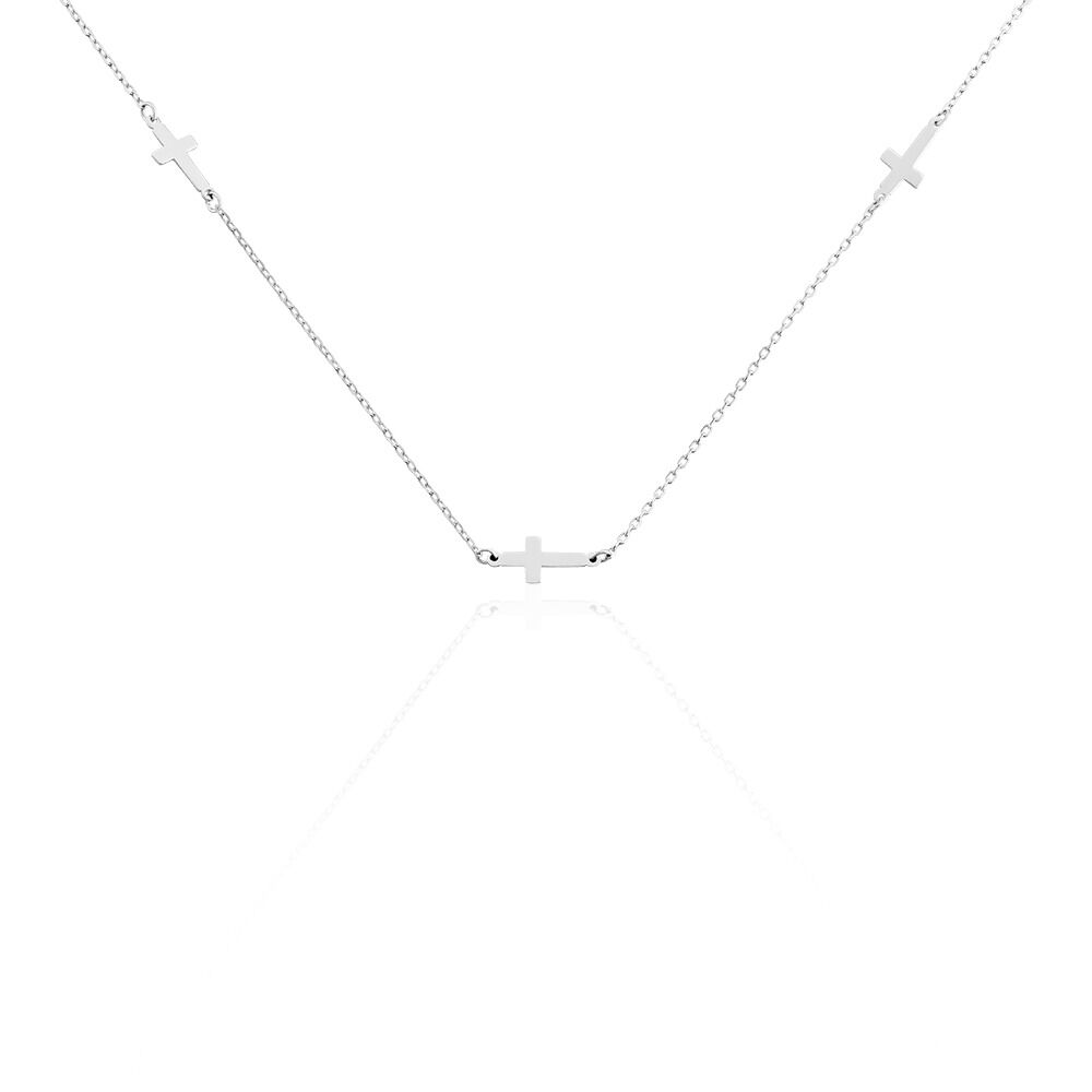 Collier Ashana Argent Blanc - Colliers fantaisie Femme | Marc Orian