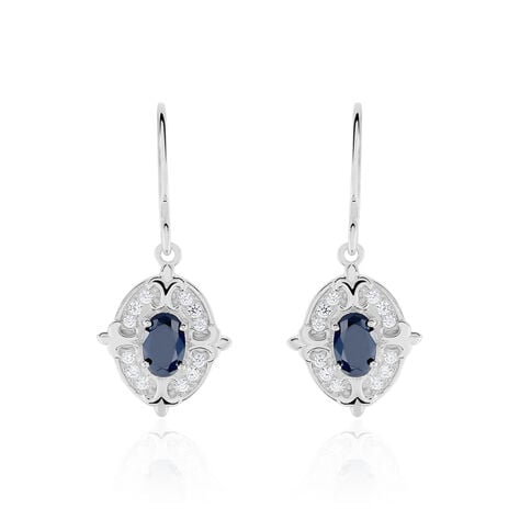 Boucles D'oreilles Pendantes Argent Fredrick Oxydes - Pendantes Femme | Marc Orian