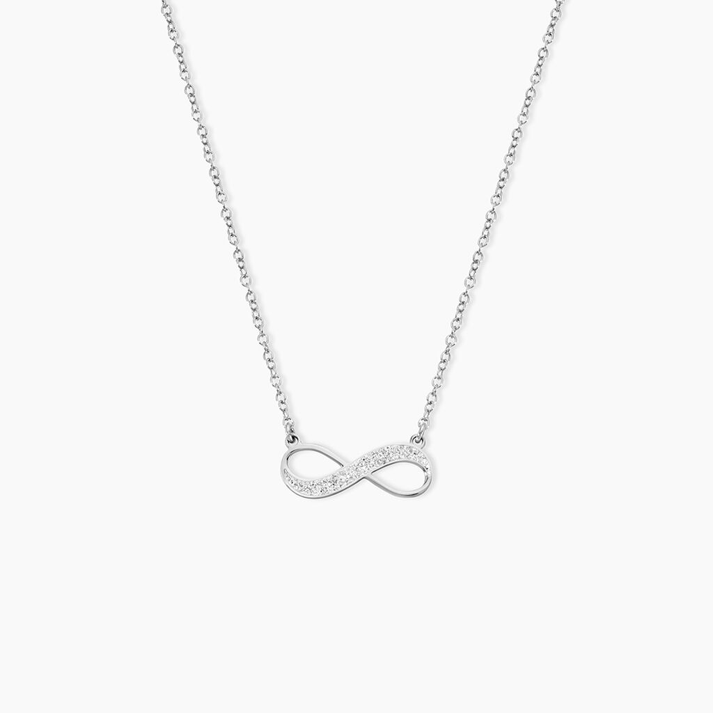 Collier Zelma Argent Blanc - Colliers fantaisie Femme | Marc Orian