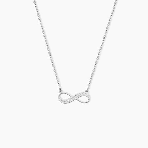Collier Zelma Argent Blanc - Colliers fantaisie Femme | Marc Orian