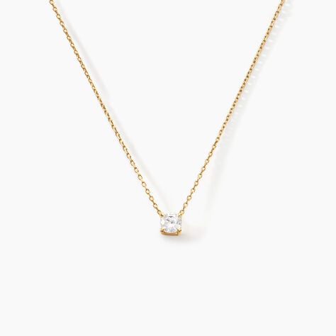 Collier Ponama Or Jaune Oxyde De Zirconium - Colliers avec pierres Femme | Marc Orian