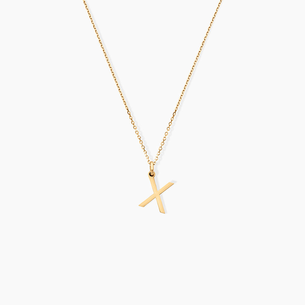 Pendentif Ionia Lettre Or Jaune - Pendentifs Famille | Marc Orian