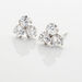 Boucles D'oreilles Puces Eleanor Fleur Or Blanc Oxyde De Zirconium - Puces Femme | Marc Orian