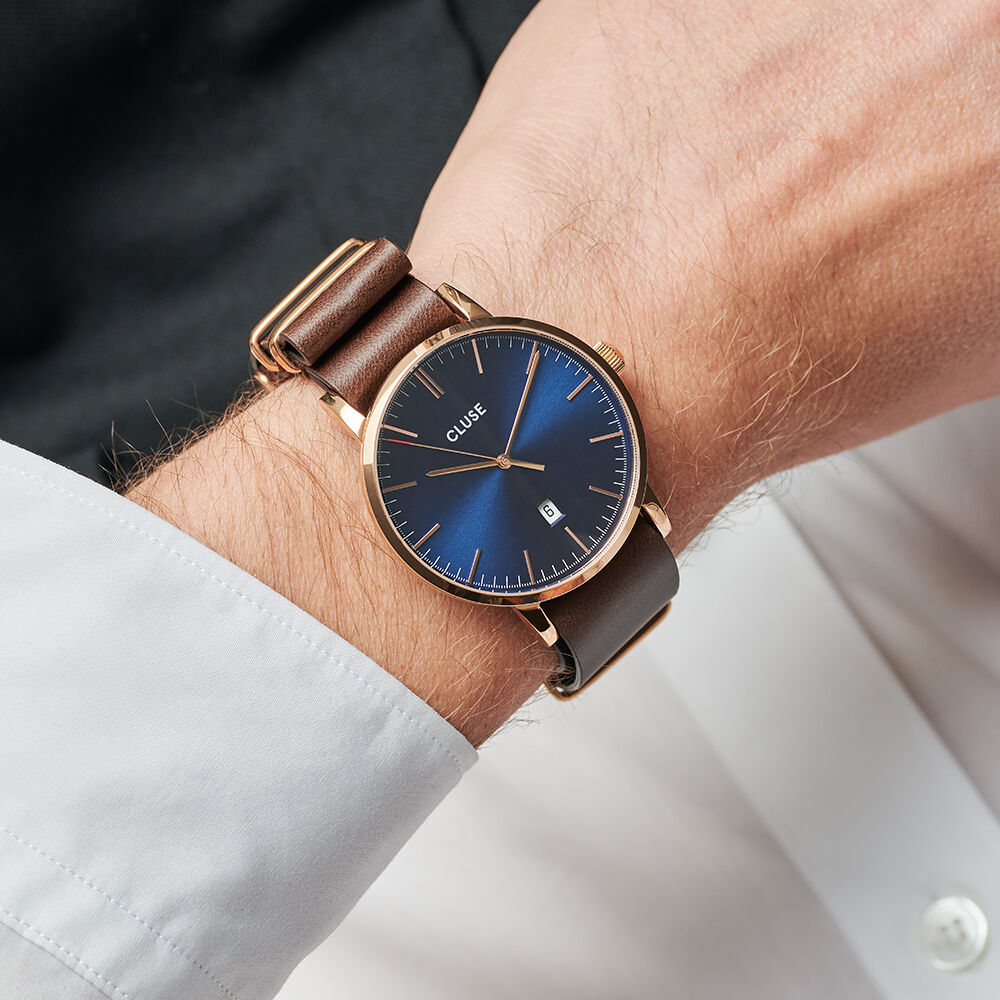 Montre Cluse Aravis Bleu - HIMHRQB0310 • Marc Orian | Bijouterie en ligne