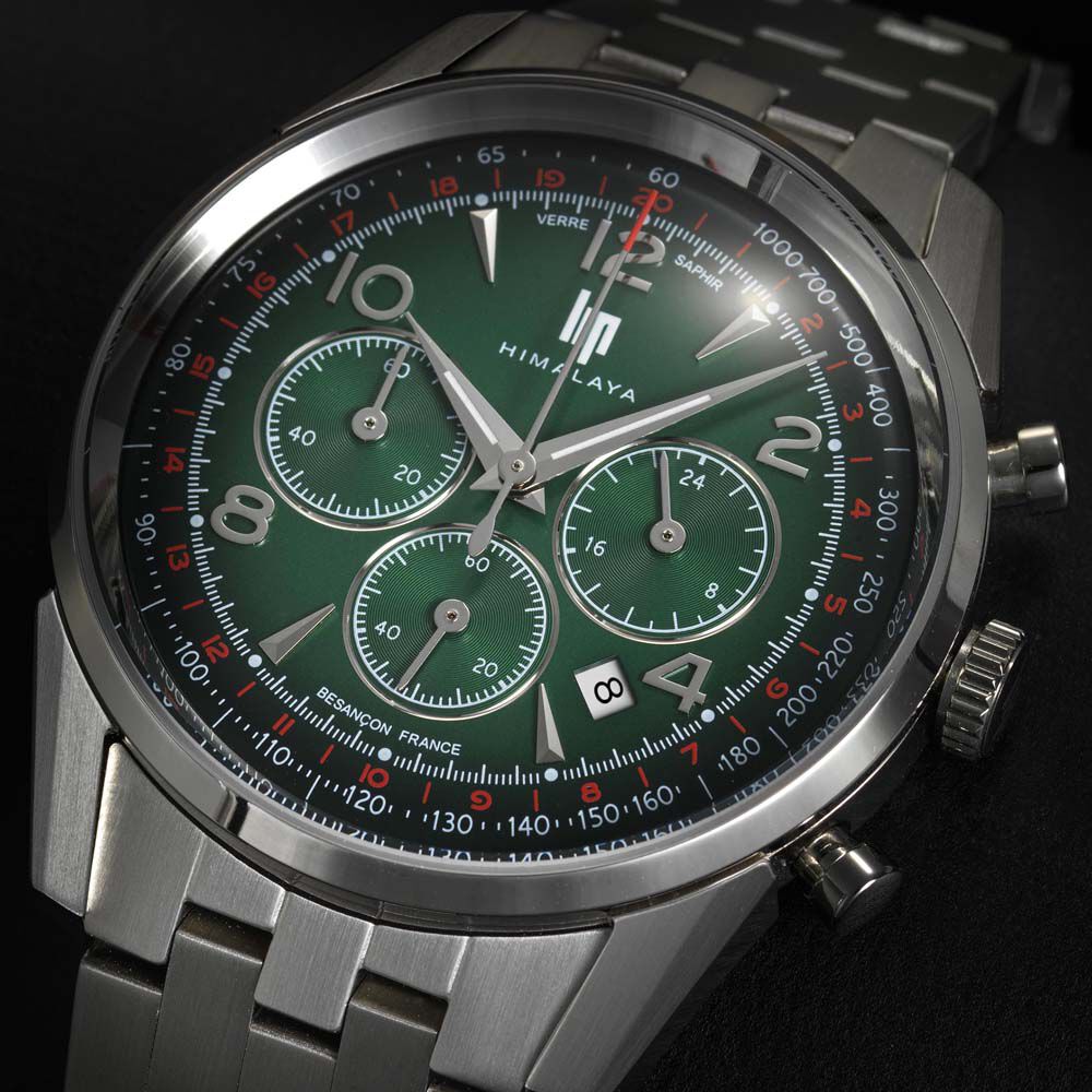 Montre Lip Himalaya Chrono Vert - Montres étanches Homme | Marc Orian
