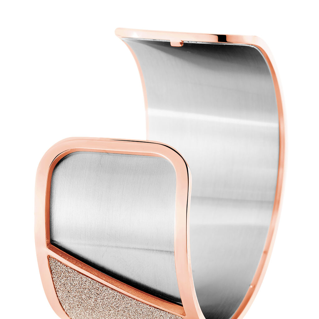 Bracelet Jonc Andrina Acier Rose - Bracelets jonc Femme | Marc Orian