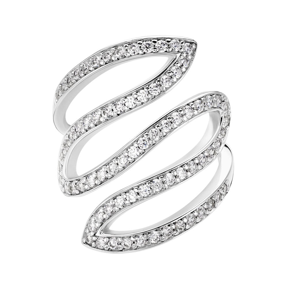 Bague Orsina Argent Argenté Oxyde De Zirconium - Bagues avec pierre Femme | Marc Orian