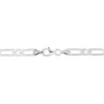 Bracelet Anilo Maille Alternee 1/1 Argent Blanc - Bracelets fantaisie Homme | Marc Orian