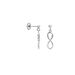 Boucles D'oreilles Pendantes Nohemi Argent Blanc Oxyde De Zirconium - Pendantes Femme | Marc Orian