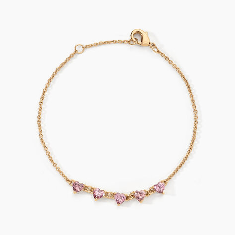 Bracelet Poésie Rosée Plaque Or Jaune Oxyde De Zirconium - Bracelets chaînes Femme | Marc Orian