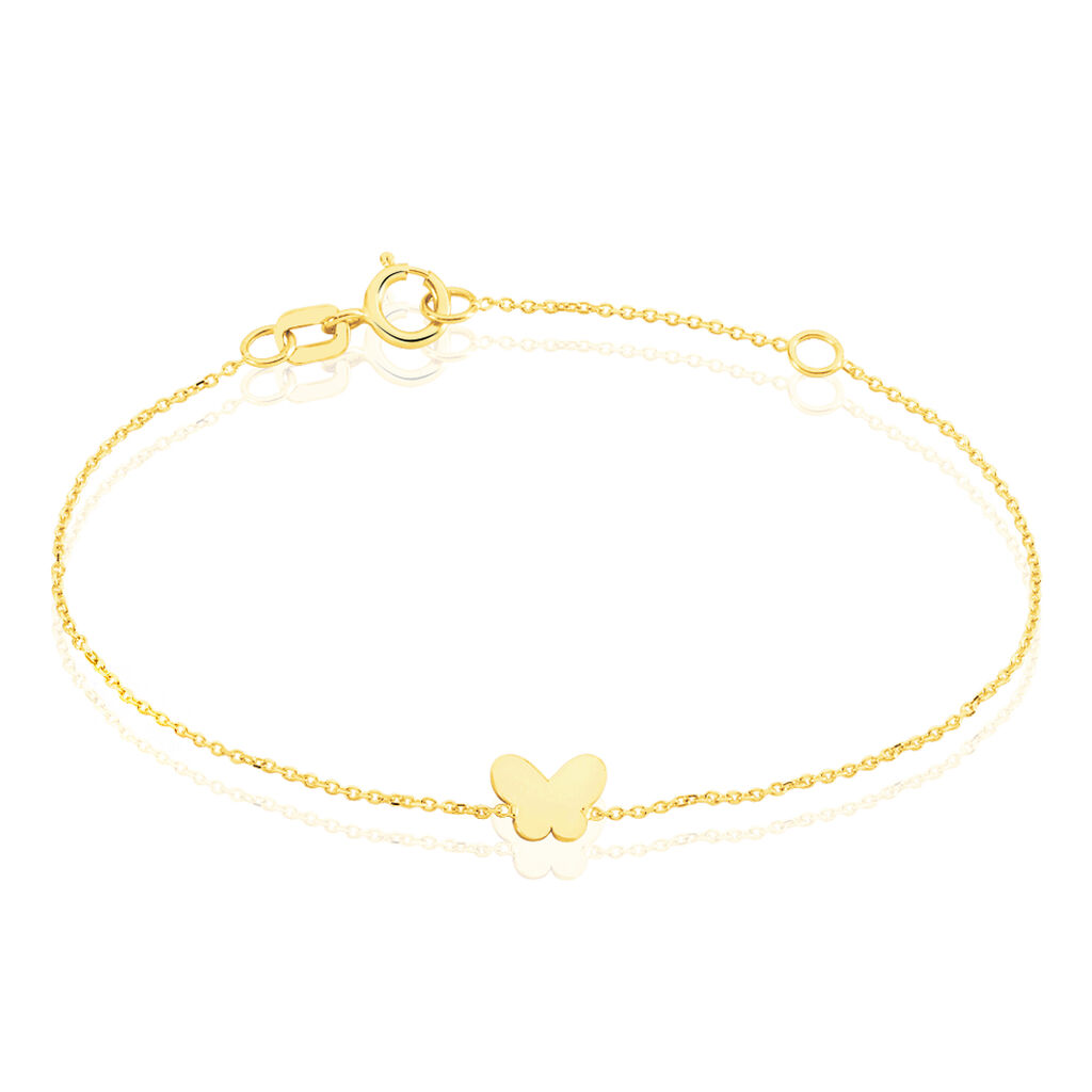 Bracelet Shaida Papillon Or Jaune - Bracelets chaînes Enfant | Marc Orian