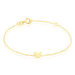 Bracelet Shaida Papillon Or Jaune - Bracelets cha&icirc;nes Enfant | Marc Orian