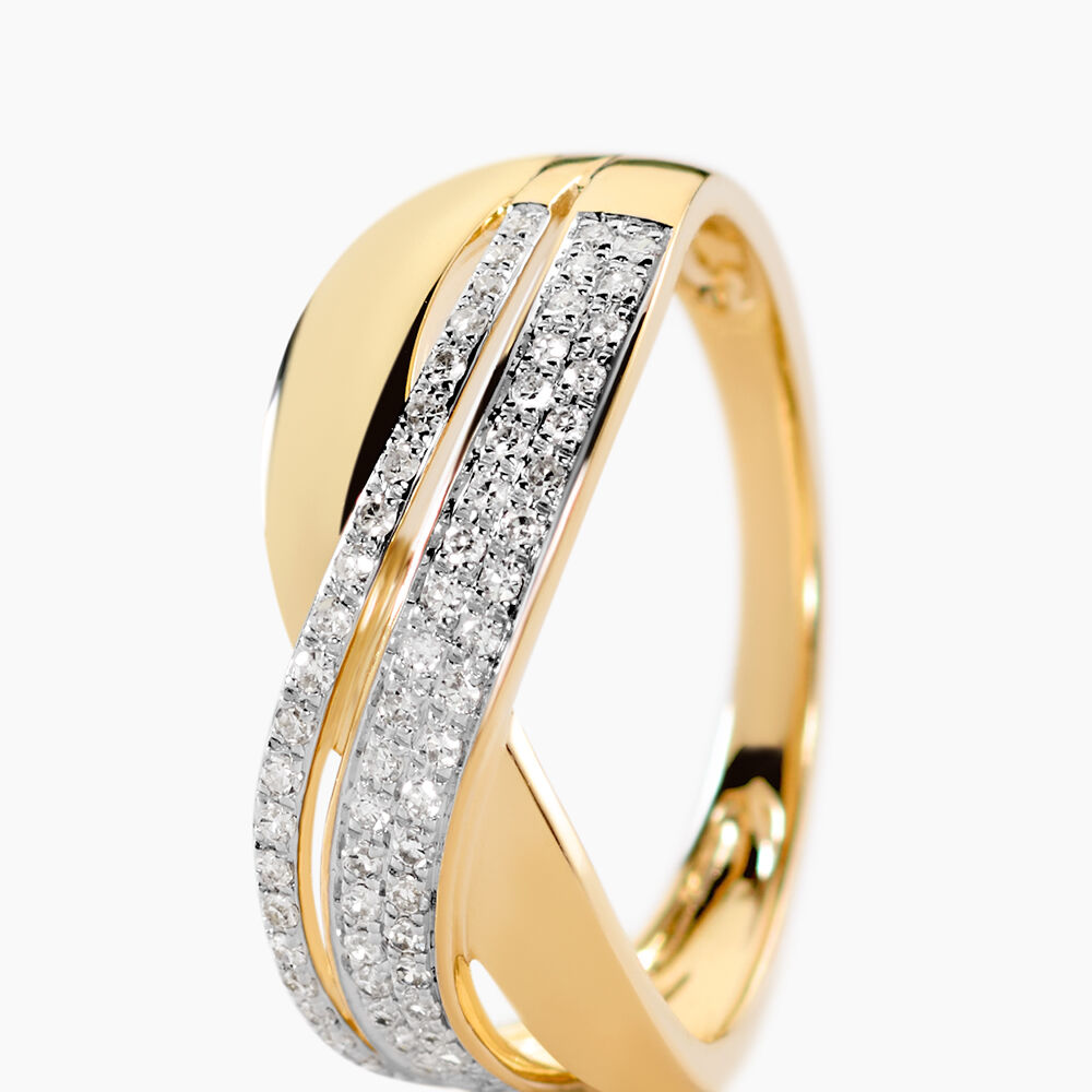 Bague Merlin Or Jaune Diamant - Parures de mariage Femme | Marc Orian