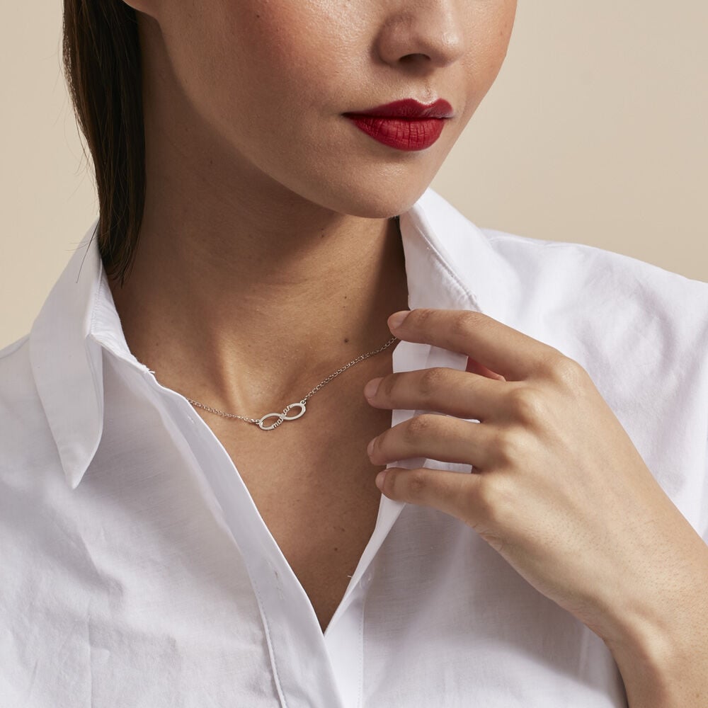Collier Xara Argent Blanc - Colliers maman Femme | Marc Orian