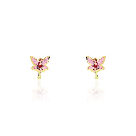 Boucles D'oreilles Puces Feerie Or Jaune - Puces Enfant | Marc Orian