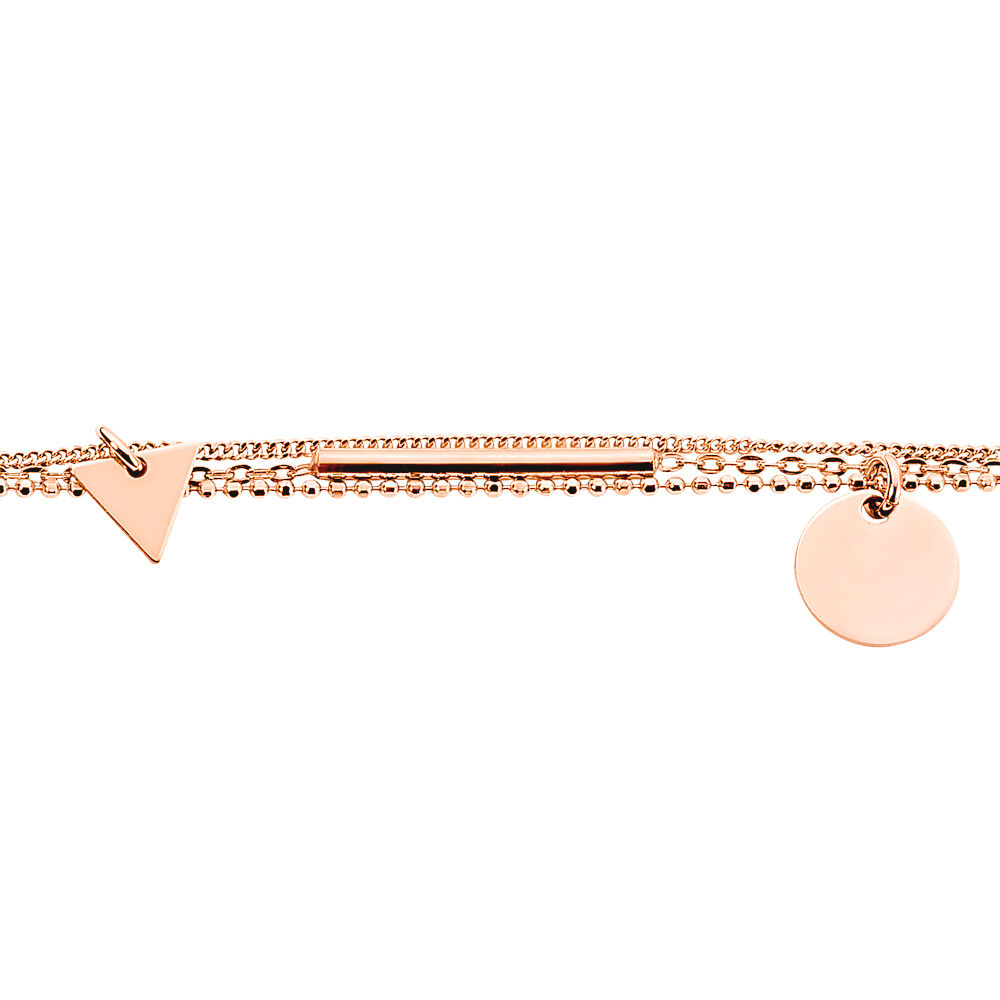 Bracelet Daina Argent Rose - Bracelets Medailles Femme | Marc Orian
