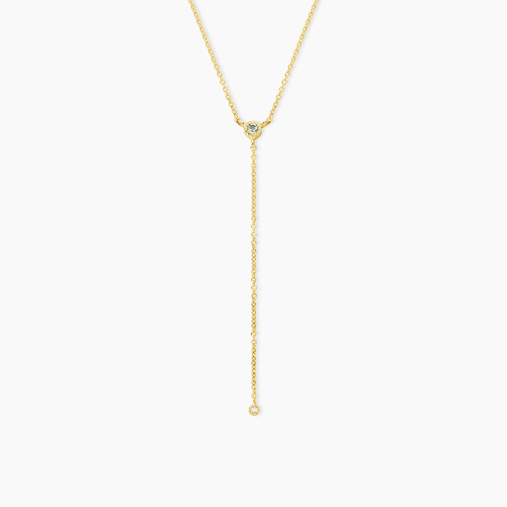 Collier Poem Argent Jaune Oxyde De Zirconium Topaze - Colliers avec pierres Femme | Marc Orian