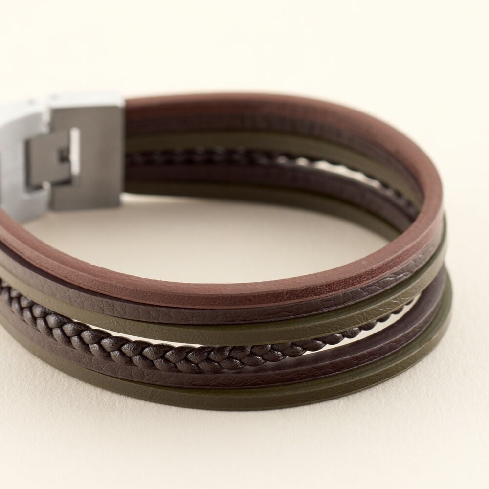 Bracelet Phebus Him Acier - Bracelets cuir Homme | Marc Orian