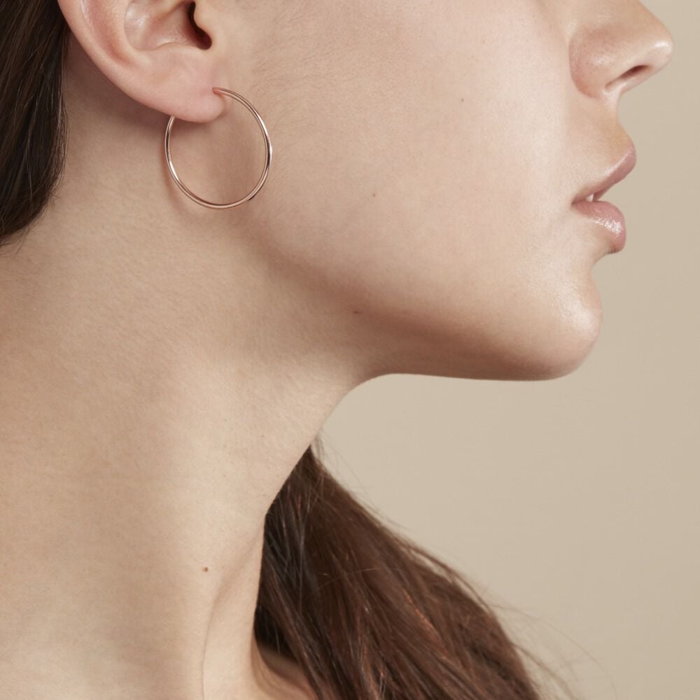 Créoles Valencina Or Rose - Créoles Femme | Marc Orian