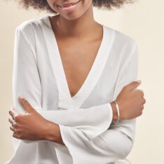 Bracelet Identité Casper Argent Gris - Gourmettes Femme | Marc Orian