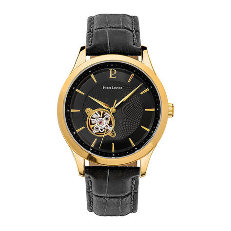 Montre Pierre Lannier Fleuret Noir - Montres automatiques Homme | Marc Orian