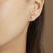Boucles D'oreilles Puces 4 Griffes Or Jaune Diamant Synthetique - Puces Femme | Marc Orian